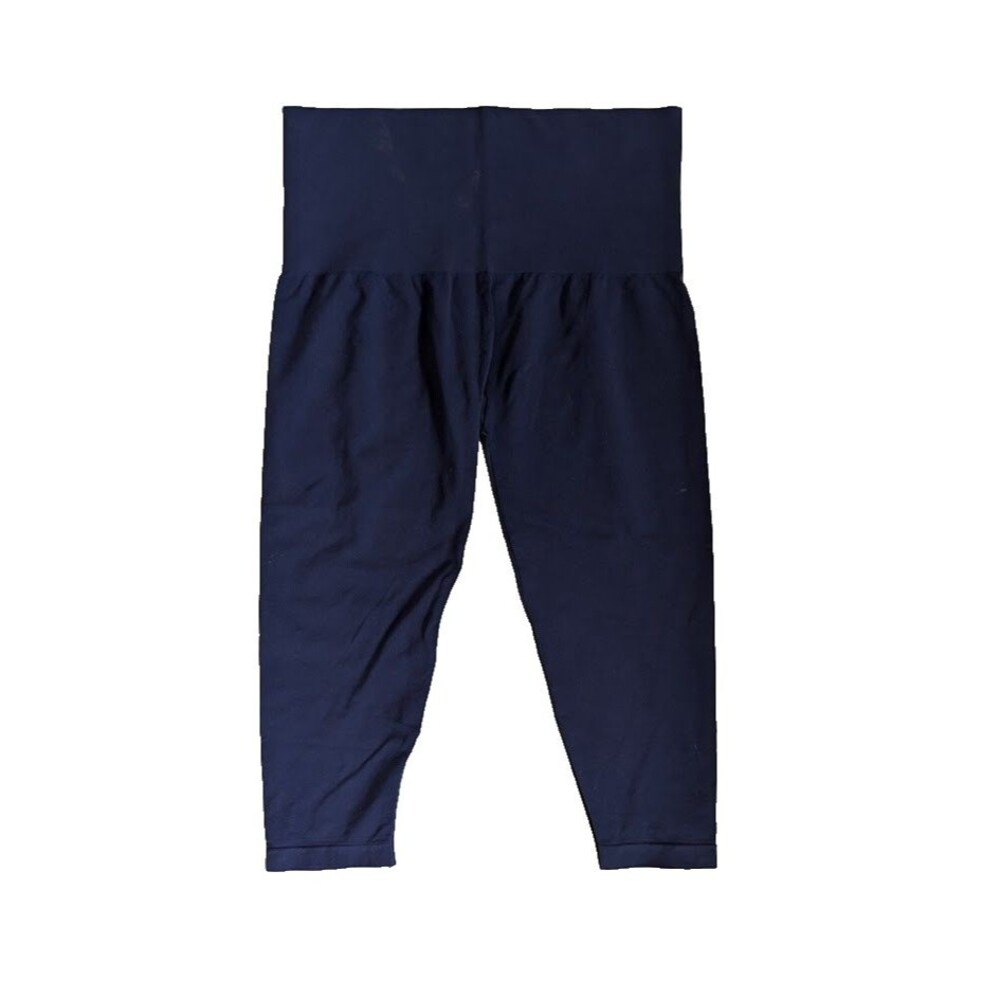 Soma Woman's Navy Shape Wear Capri Leggings Pants Blue Slimming Size XL